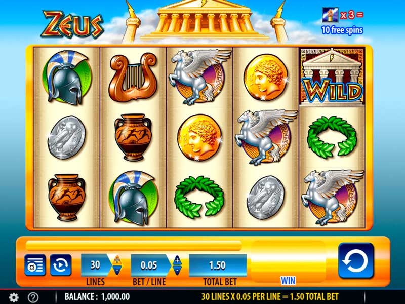 Zeus Slot Machine Online Free Play