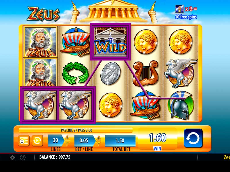 Play Zeus Slots For Free